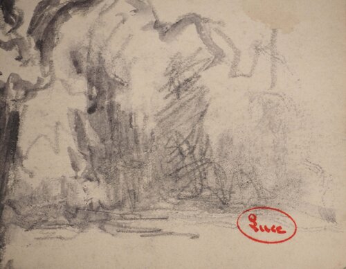 Vieil arbre van Maximilien Luce, Werk op papier te koop op Singulart