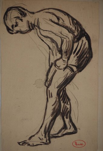 Préparation pour la baignade van Maximilien Luce, Werk op papier te koop op Singulart