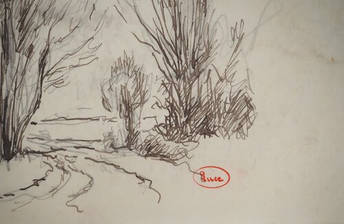 Sentier de Province by Maximilien Luce, Work on Paper for Sale on Singulart