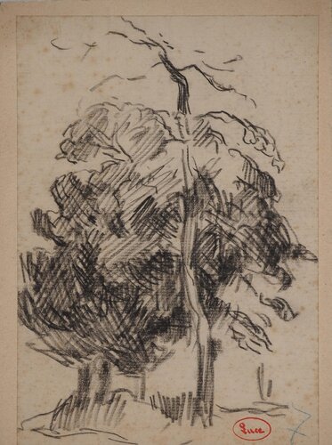Allée de hêtres de Maximilien Luce, Dibujo a la venta en Singulart