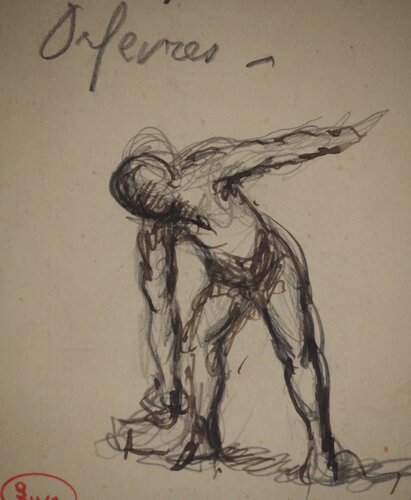 L'homme du quai des Orfèvres von Maximilien Luce, Werk auf Papier kaufen auf Singulart