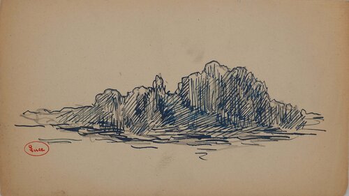 Falaises by Maximilien Luce, Drawing for Sale on Singulart