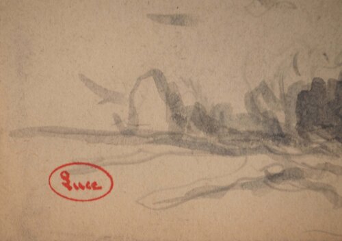Arbre solitaire van Maximilien Luce, Werk op papier te koop op Singulart