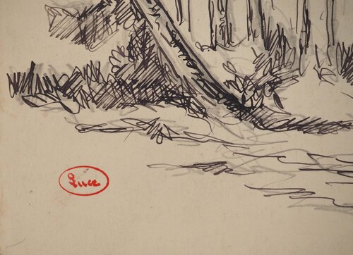Pas de Calais, Parc de Méricourt by Maximilien Luce, Work on Paper for Sale on Singulart