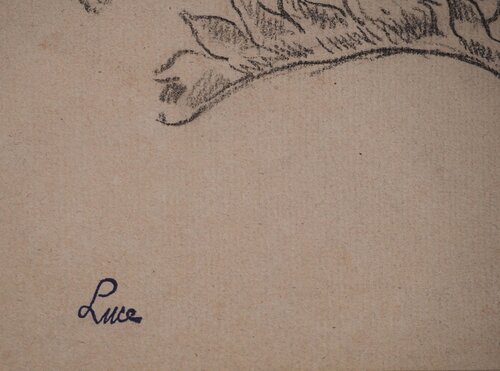 Etude de feuilles van Maximilien Luce, Werk op papier te koop op Singulart