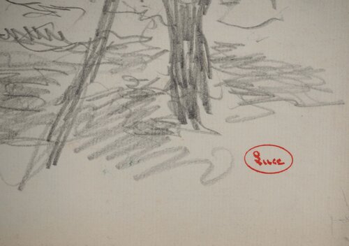 Paysage champêtre van Maximilien Luce, Werk op papier te koop op Singulart