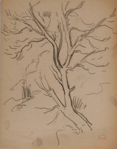 Branche d'arbre de Maximilien Luce, Dibujo a la venta en Singulart