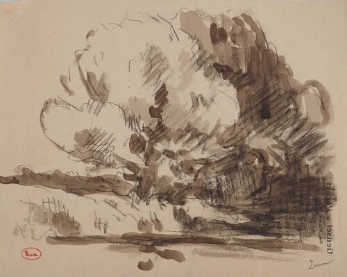 Nature aux grands arbres de Maximilien Luce, Dibujo a la venta en Singulart