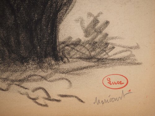 Pas de Calais : Nature à Méricourt von Maximilien Luce, Werk auf Papier kaufen auf Singulart