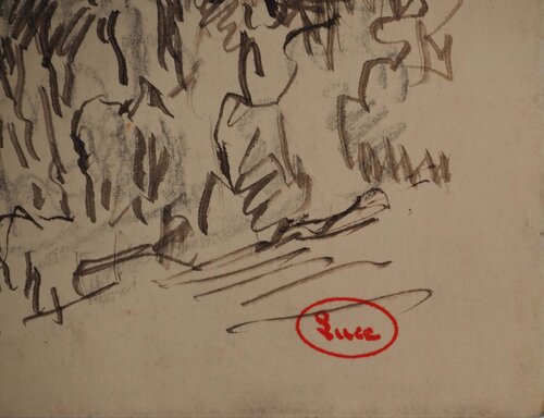 Champs en friche de Maximilien Luce, Obra en papel a la venta en Singulart