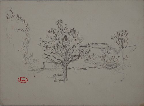Paysage enneigé by Maximilien Luce, デッサン for Sale on Singulart