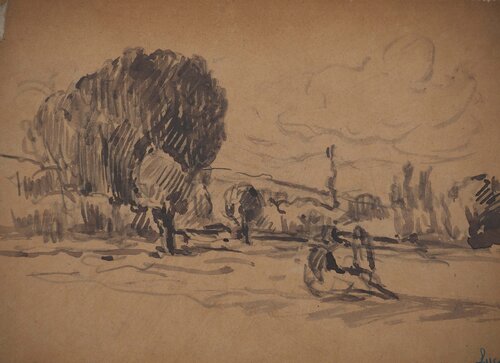 La clairière au printemps by Maximilien Luce, Work on Paper for Sale on Singulart