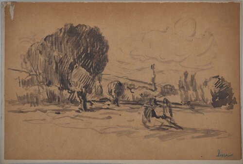 La clairière au printemps by Maximilien Luce, Drawing for Sale on Singulart