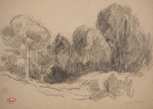 Forêt de Rosny by Maximilien Luce, Drawing for Sale on Singulart