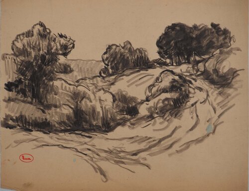 Sentier à flanc de coteau by Maximilien Luce, Drawing for Sale on Singulart