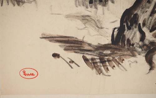 Bord du lac par Maximilien Luce, Œuvre sur papier en vente sur Singulart