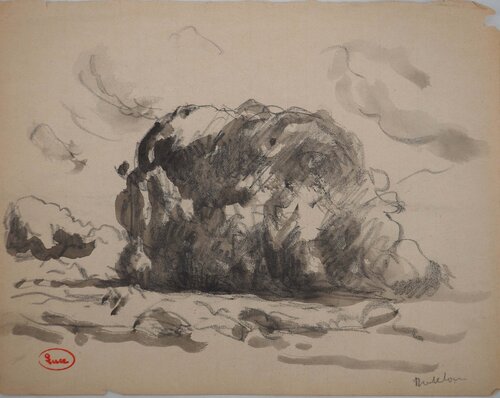 Environs de Rolleboise by Maximilien Luce, Drawing for Sale on Singulart