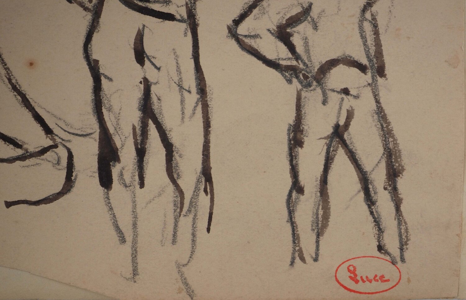 Silhouettes vues de dos Maximilien Luce