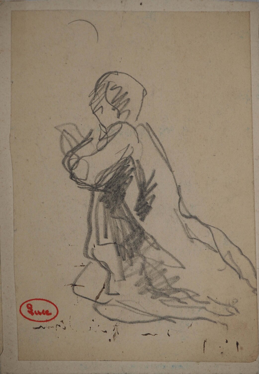 La prière Maximilien Luce Drawing for sale