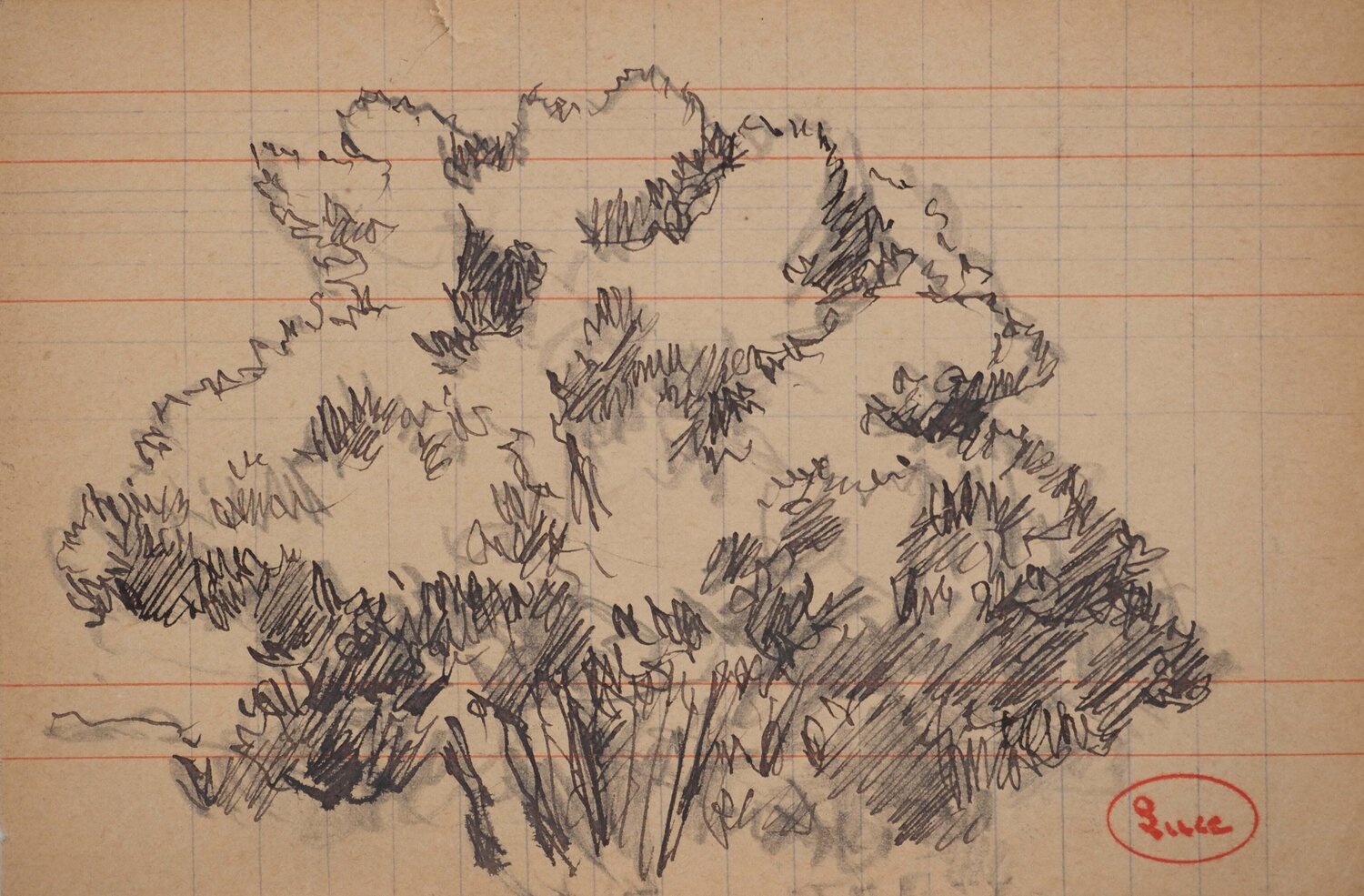 Le bosquet Maximilien Luce Dessin à vendre