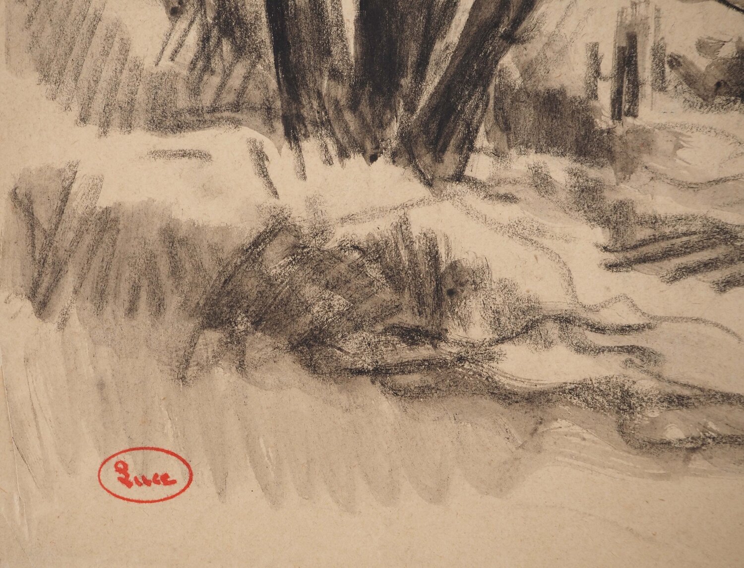 Entrée du sous bois Maximilien Luce