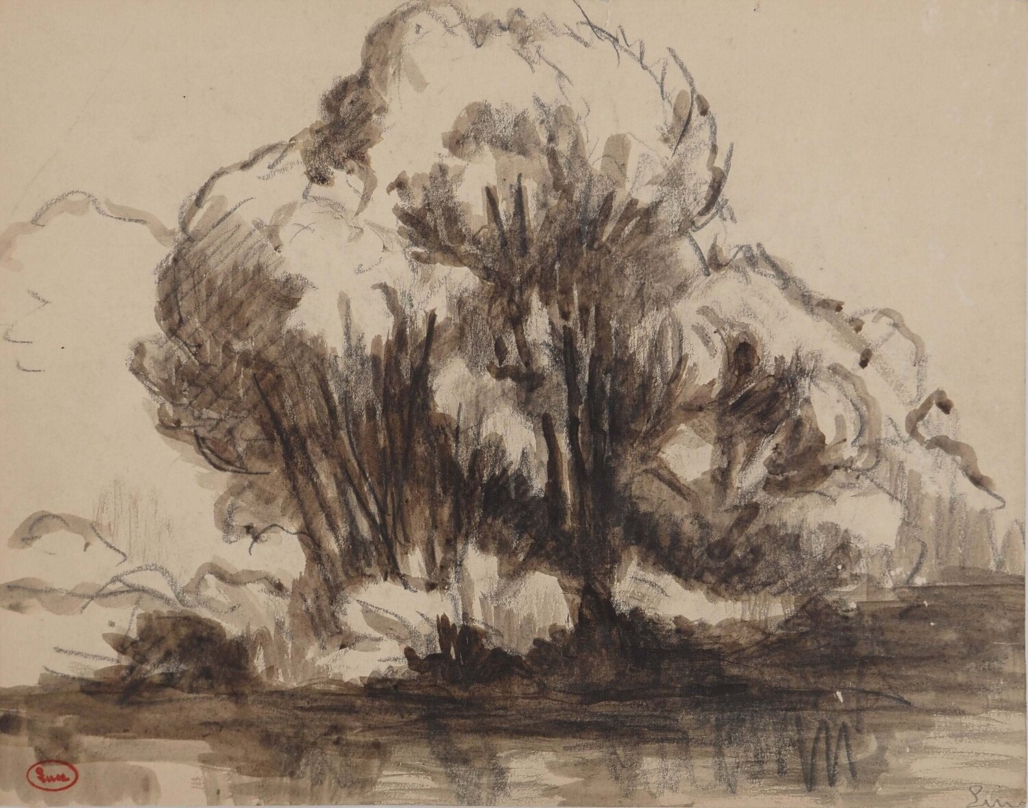 Bosquet à l'automne Maximilien Luce Dibujo en venta