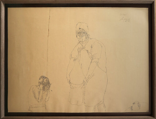 La Torera de José Luis Cuevas, Obra en papel a la venta en Singulart
