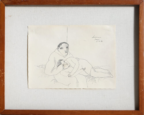 Consoling Partner by José Luis Cuevas, Work on Paper for Sale on Singulart