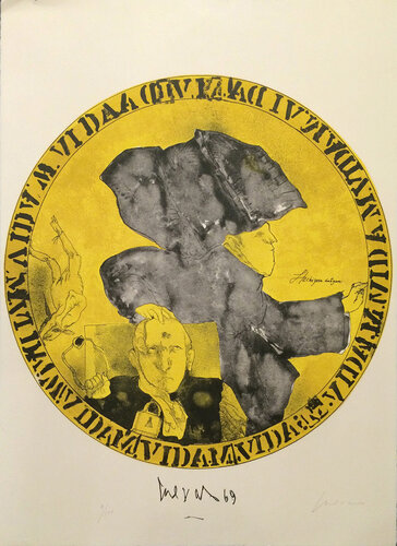 Hechizera Antigua from the Homage to Quevedo Portfolio by José Luis Cuevas, 版畫 for Sale on Singulart