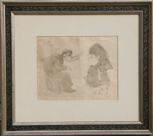 Letter to Dr. Laforet de José Luis Cuevas, Obra en papel a la venta en Singulart