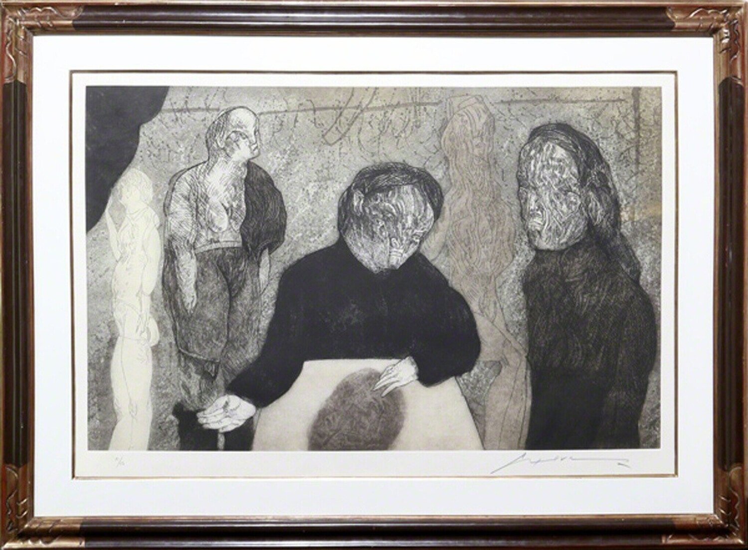 Clase de Anatomia from Intolerance José Luis Cuevas Stampa in vendita