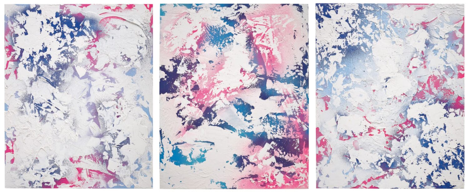 Untitled - Three Works Brendan Lynch Original painting for sale