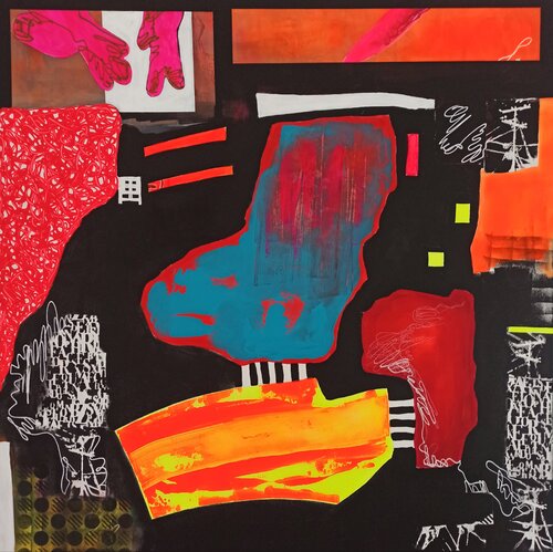 Graffiti Symphony van Karol Vallée, Schilderij te koop op Singulart