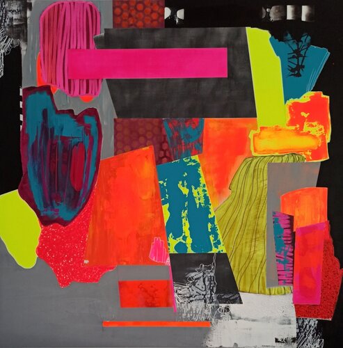 Rhapsody of Colors van Karol Vallée, Schilderij te koop op Singulart