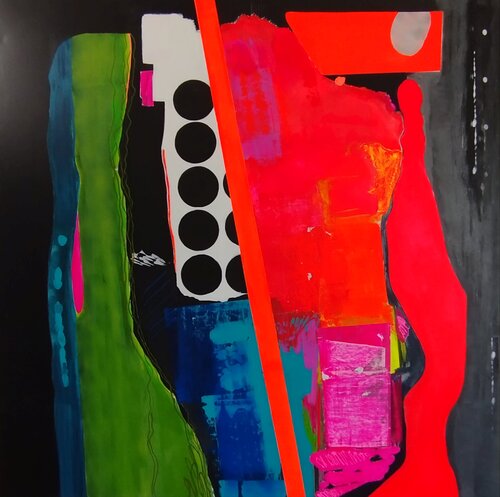 Pop Fusion par Karol Vallée, Peinture en vente sur Singulart
