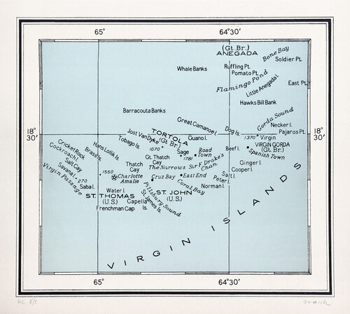 Islas vírgenes by Jorge Macchi, Print for Sale on Singulart