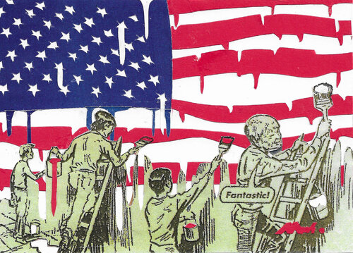 On the Wall 2 par David Mach, Œuvre sur papier en vente sur Singulart