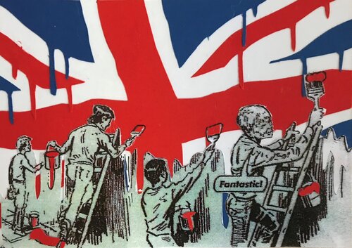 Fantastic par David Mach, Œuvre sur papier en vente sur Singulart