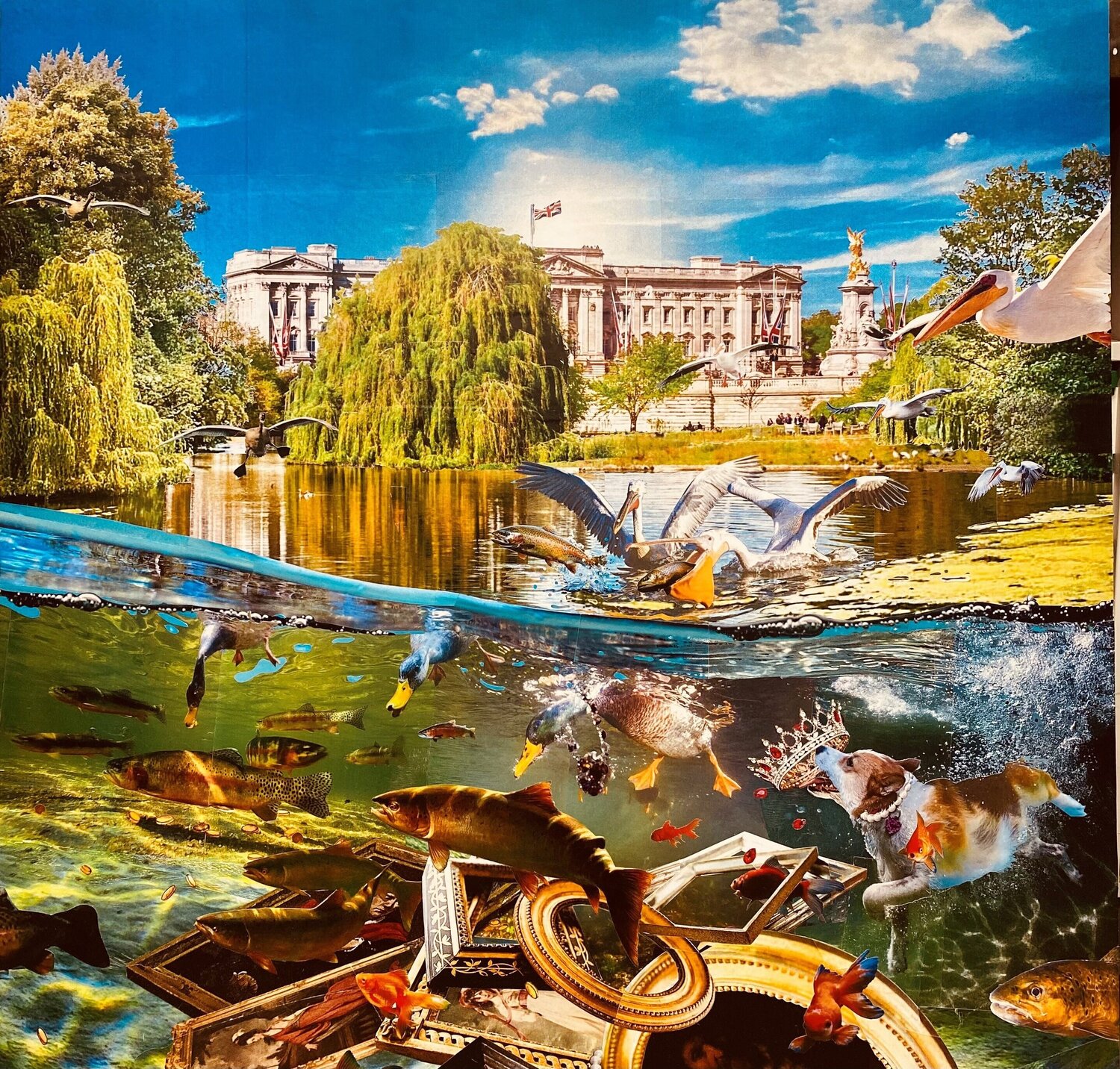 Ill Gotten Gains David Mach Opera su carta in vendita