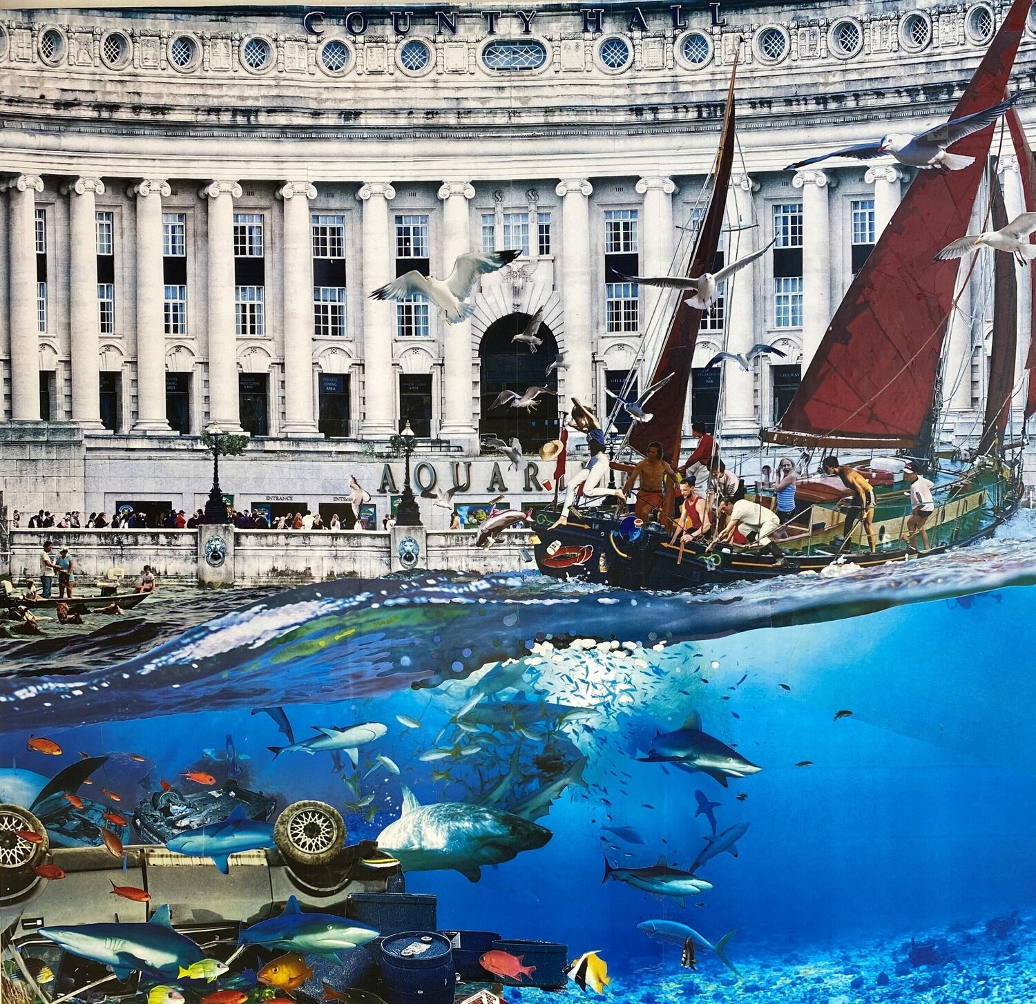 Thames Water David Mach Opera su carta in vendita