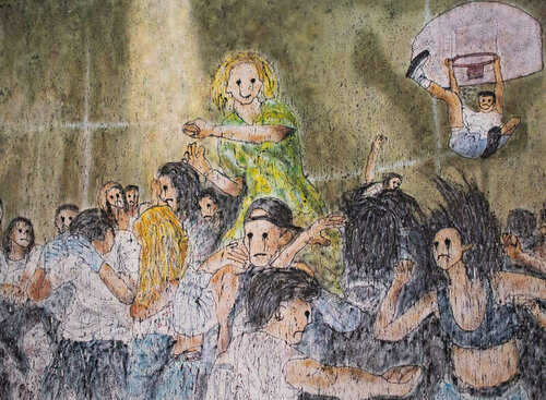 Hello Hello Hello How Low (hommage to Nirvana 1991)_P van MADSAKI, Afdruk te koop op Singulart