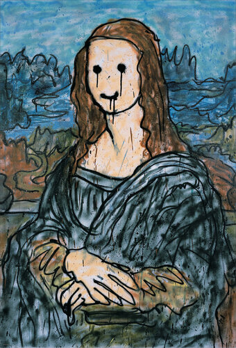 Mona Lisa 3P (Inspired by Leonardo da Vinci) van MADSAKI, Afdruk te koop op Singulart