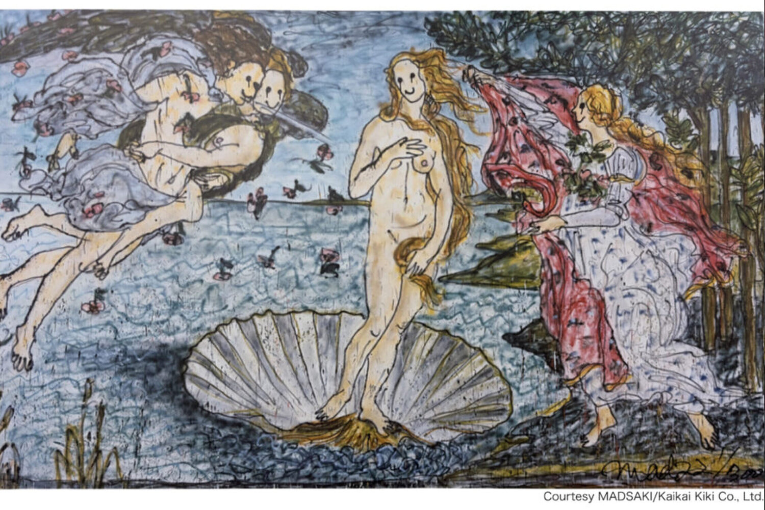 Birth of Venus II (inspired by Sandro Botticelli)_P by MADSAKI  