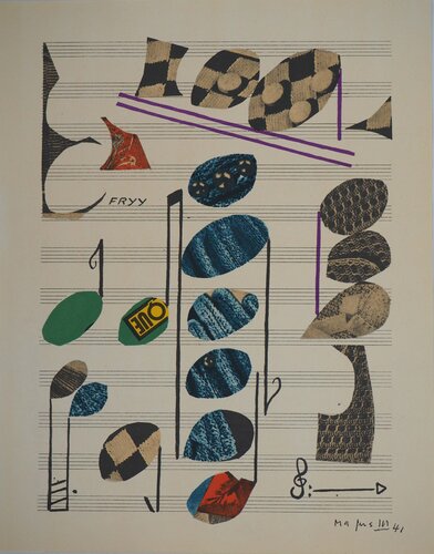 Composition musicale di Alberto Magnelli, Stampa in vendita su Singulart
