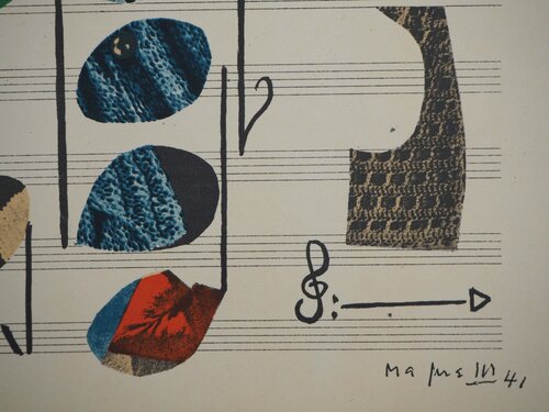 Composition musicale van Alberto Magnelli, Afdruk te koop op Singulart