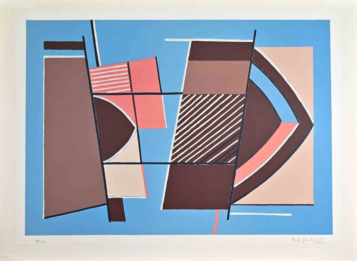 Untitled Alberto Magnelli Stampa in vendita