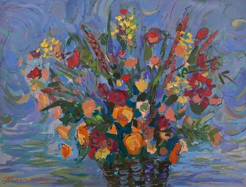 Untitled by Isaac Maimon, 회화 for Sale on Singulart
