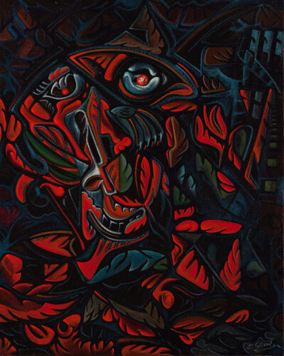 The beast in me van Doré Grandjean, Schilderij te koop op Singulart