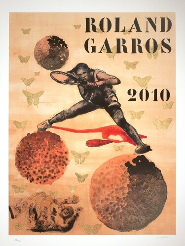 Roland Garros von Nalini Malani, Druck kaufen auf Singulart