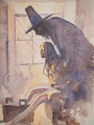 Eté Indien : Jeune fille et Mage by Milo Manara, Print for Sale on Singulart